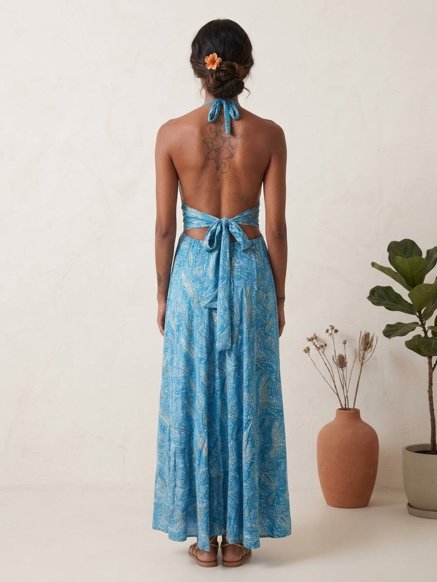 Vestido blue sea