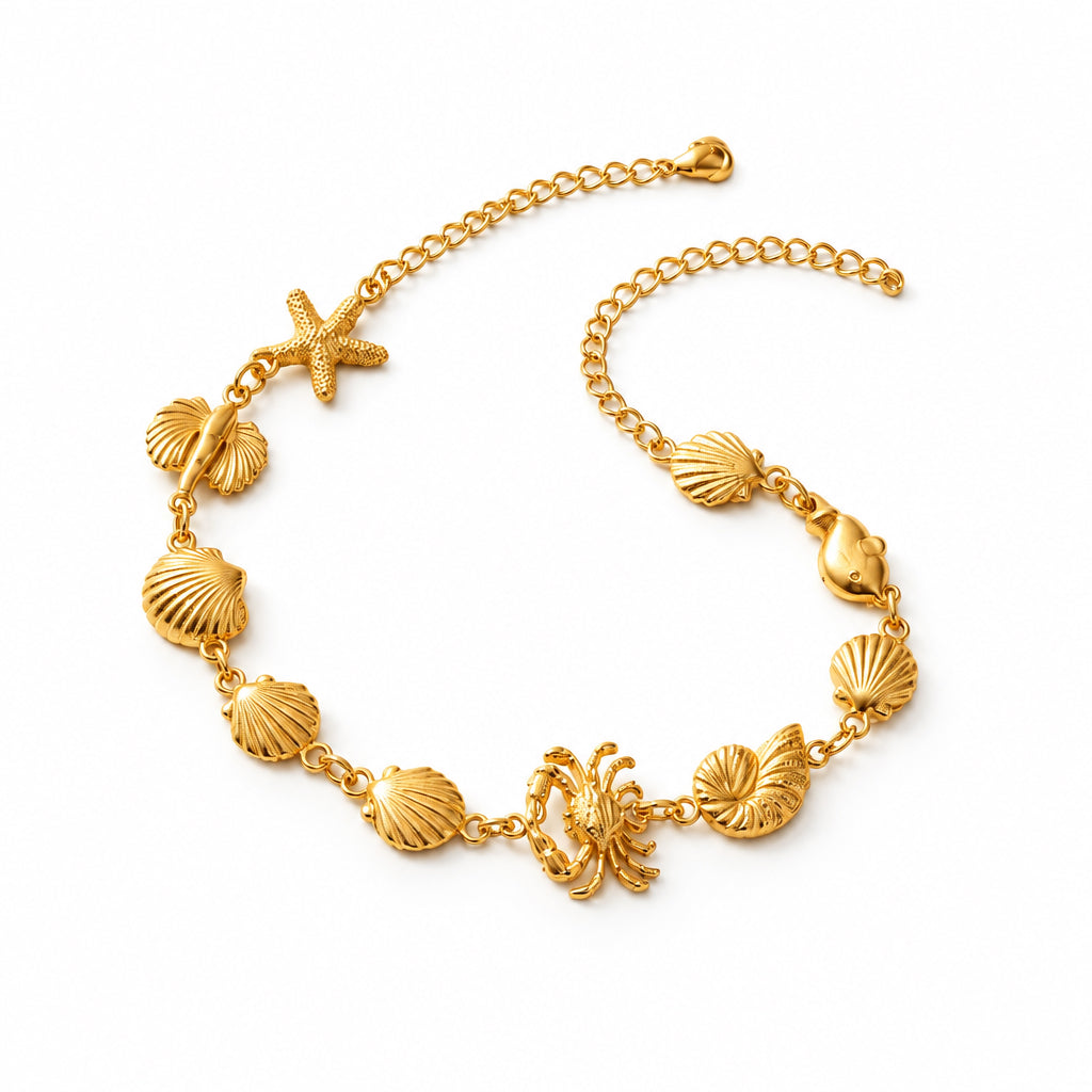 Treasures of the Sea assorted copper bracelet