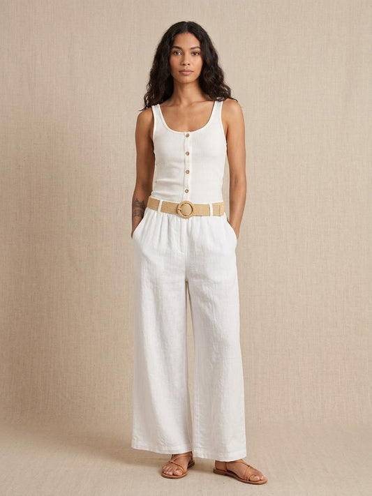 Pantalón con cinturón
