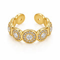 Anillo acero con piedras