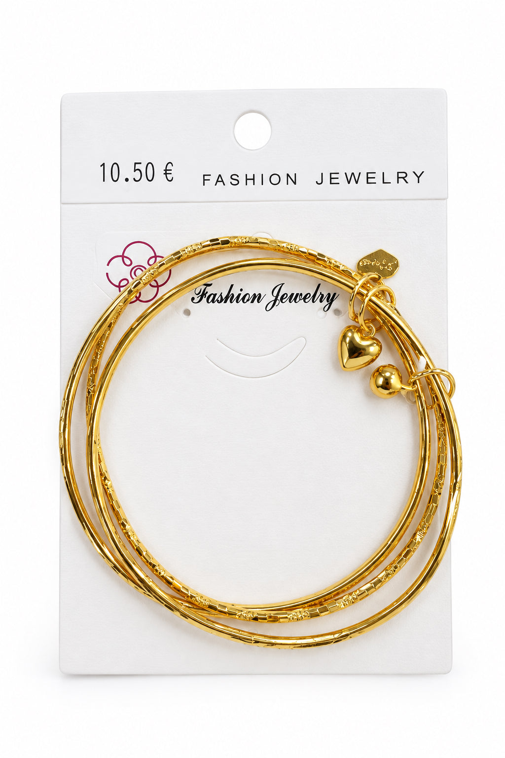 Pulseras acero oro