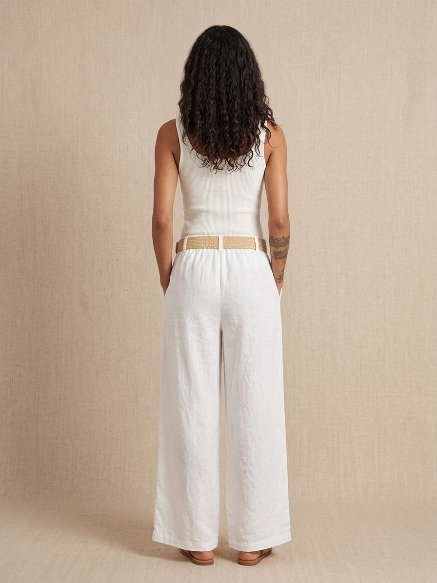 Pantalón con cinturón