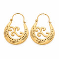 Traditional Canary Islands Hoops (Gold-Plated Steel)