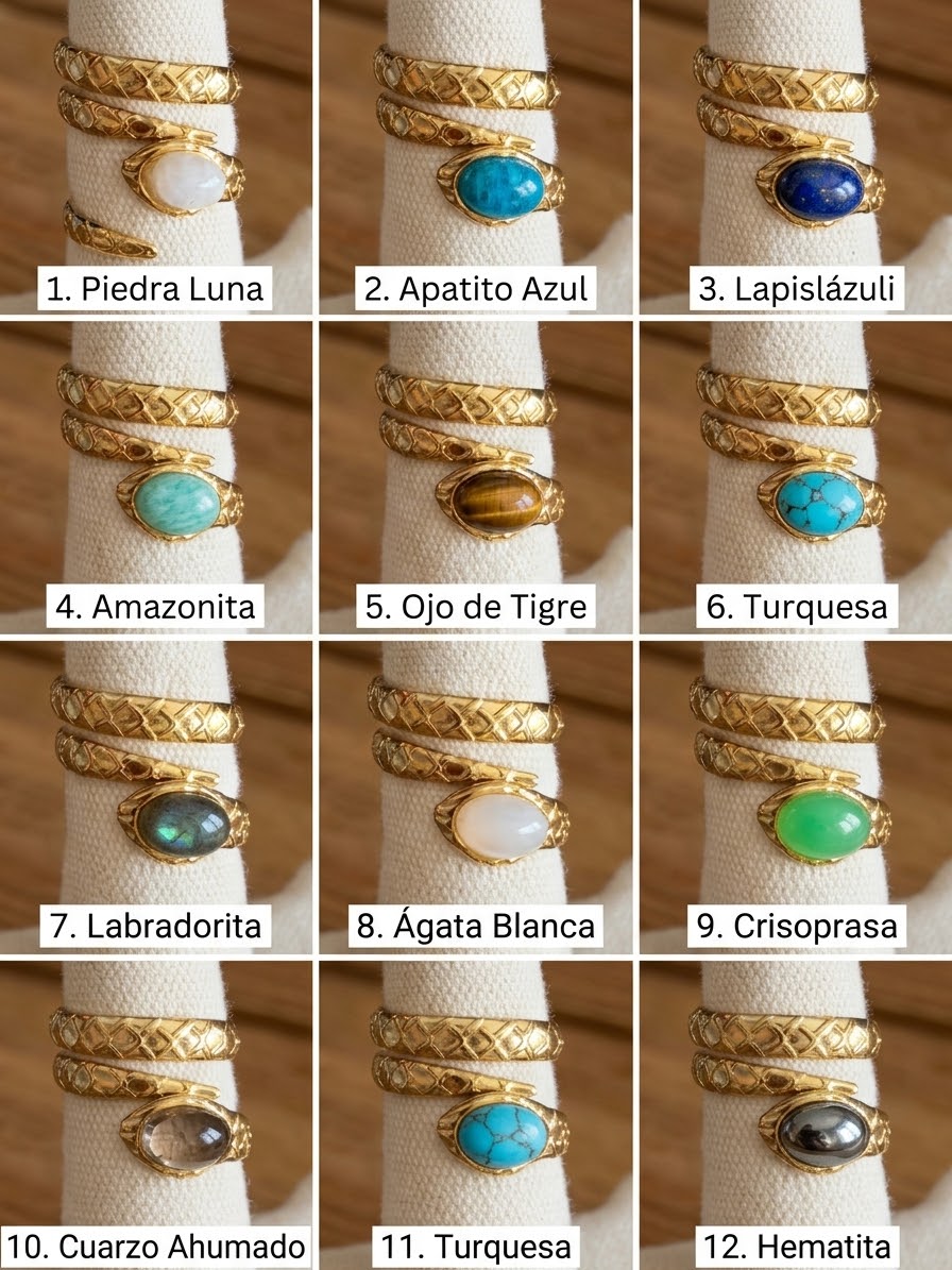 Anillos mineral