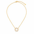 Minimalist Steel Necklace with Pearl and Gold Bead Details